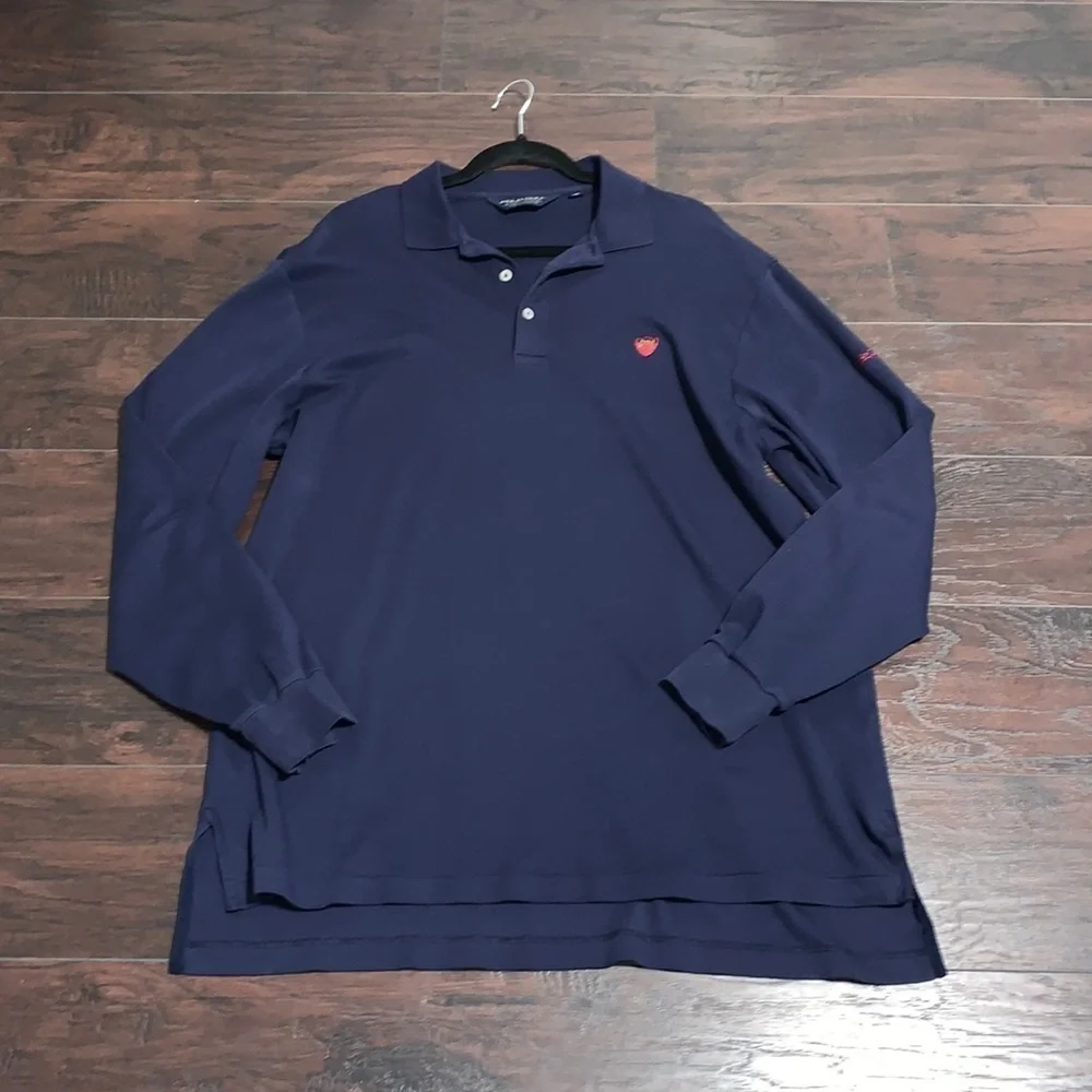 Ralph Lauren Polo Golf 100% Pima Cotton Long Sleeve Polo, sz Extra Large.